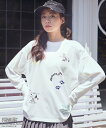 earth music&ecology 【予約】PEANUTS/earth マルチカラーアートロンT アースミュージック&エコロジー トップス カットソー・Tシャツ【送料無料】