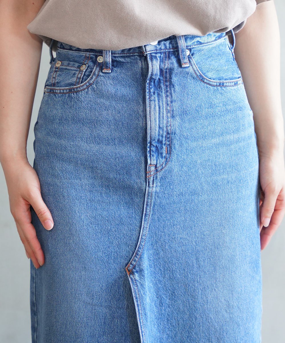 NEEDBY heritage ニードバイ ヘリテージ BETTY ベティ ブルーコムブルー スカート ロング・マキシスカート