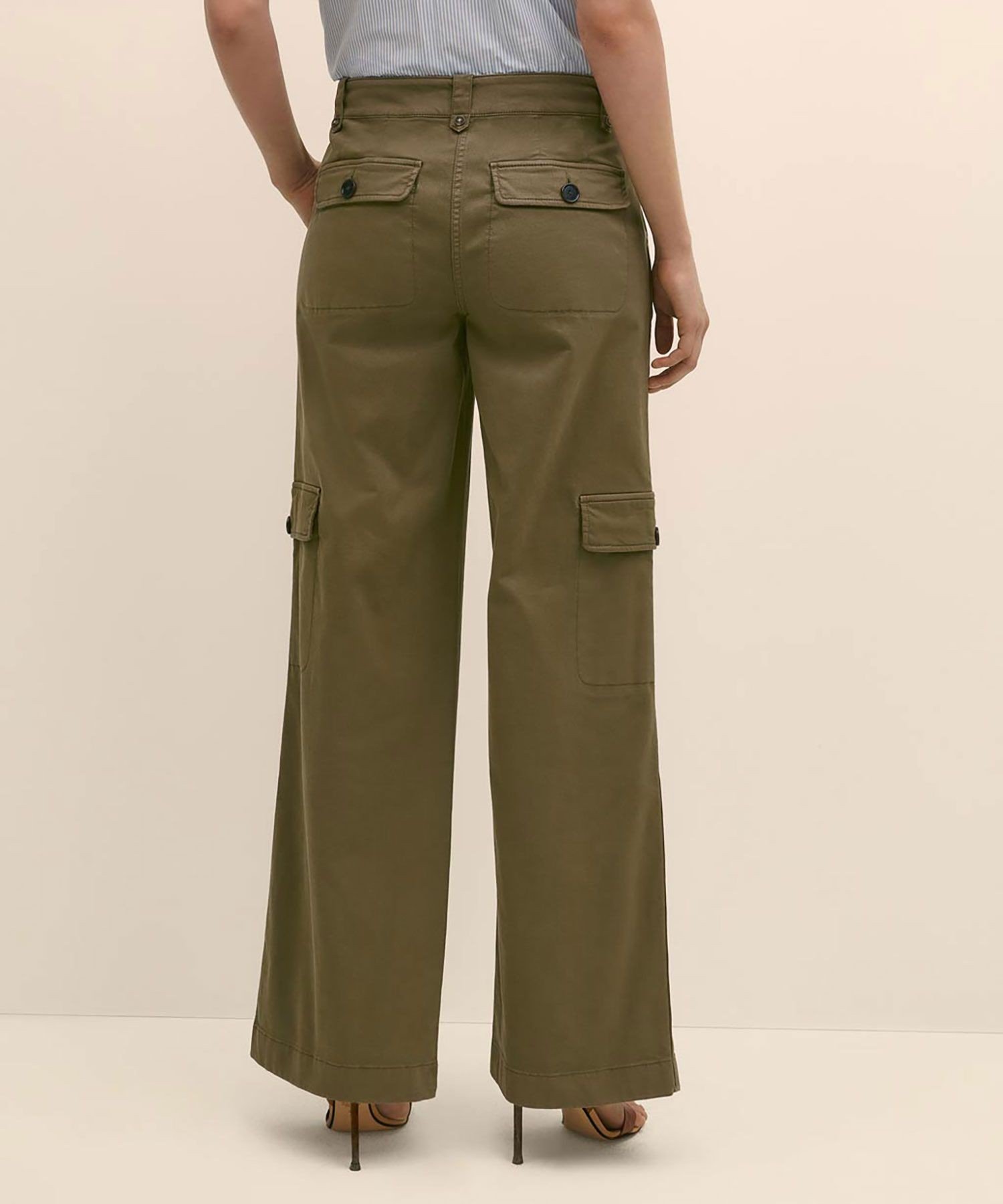 【SALE／45%OFF】BROOKS BROTHERS ストレッチコットンツイル カーゴパンツ ブルックス ブラザーズ パンツ カーゴパンツ グリーン【送料無料】