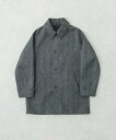 URBAN RESEARCH WINDPROOF TWEED HALF COAT アーバンリサーチ ジャケット・アウター その他のジャケット・アウター ブラウン...