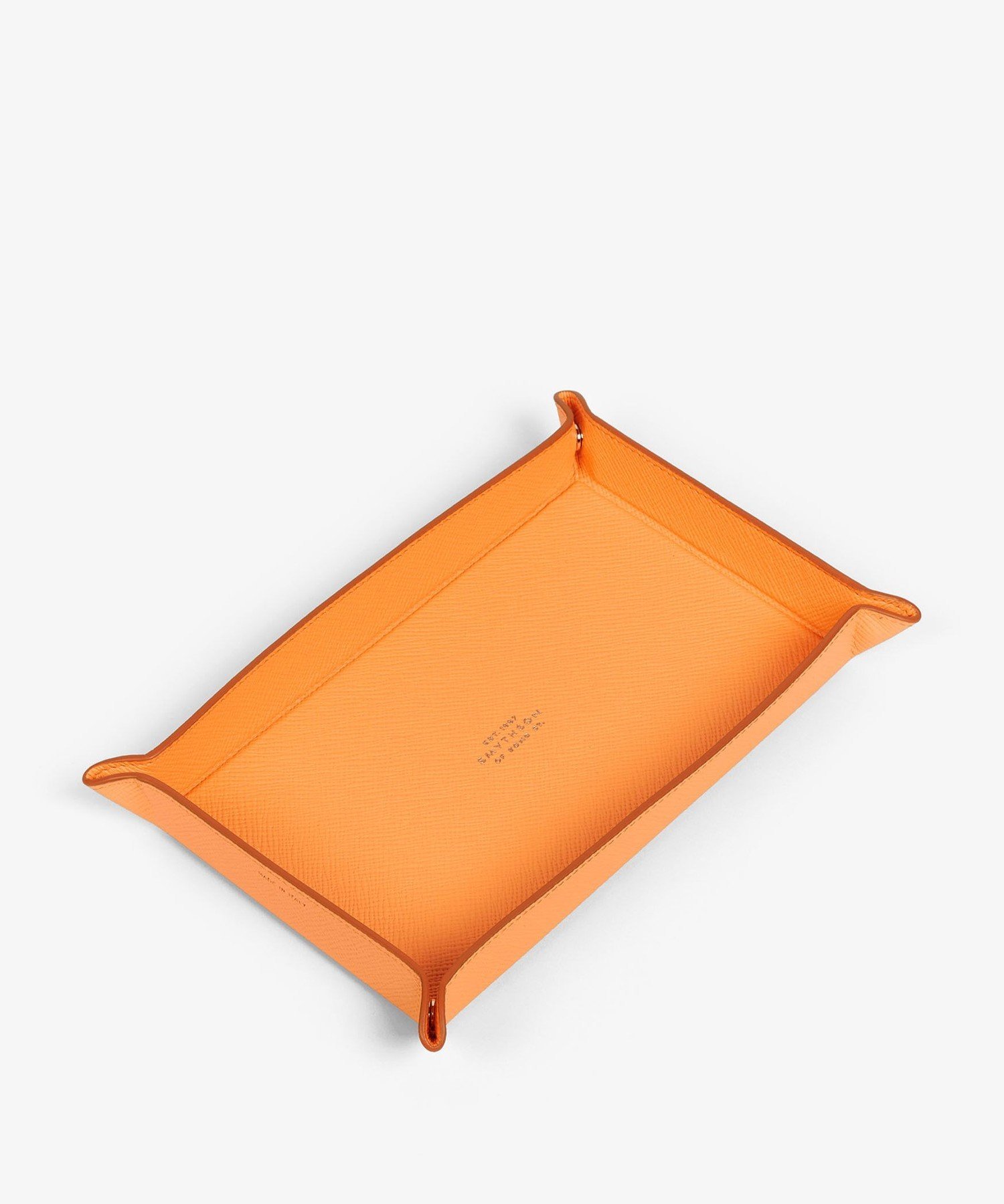 SMYTHSON Panama Small Rect Trinket Tray スマイソン ファッション雑貨 その他のファッション雑貨 オレンジ【送料無料】