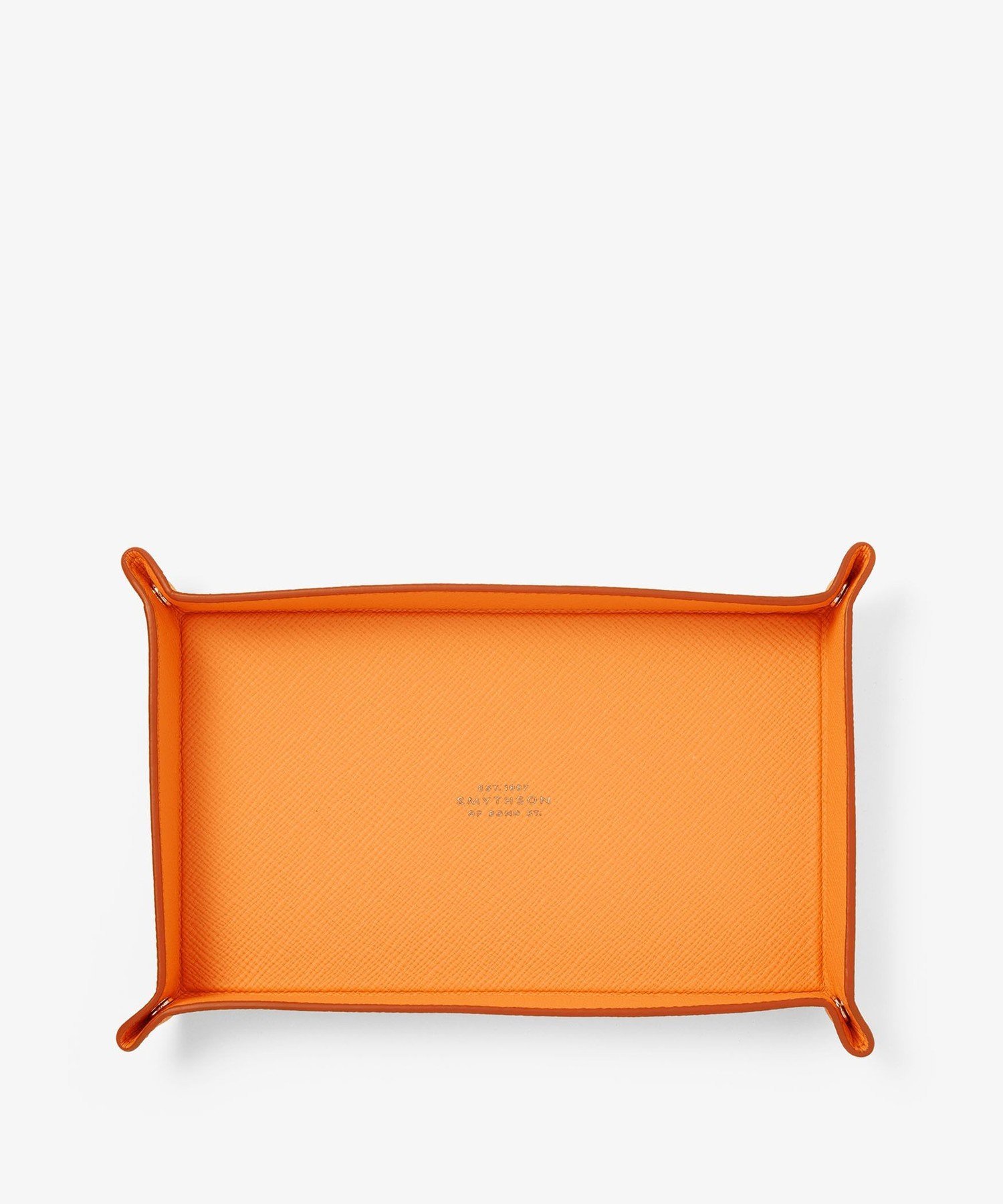 SMYTHSON Panama Small Rect Trinket Tray スマイソン ファッション雑貨 その他のファッション雑貨 オレンジ【送料無料】