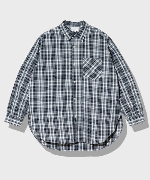 GSC MENS SELECT Universal Style Wear/ユニバーサルスタイルウェア Plaid shirt (MENS) ゴースローキャラバン トップス シャツ・ブラウス ベージュ ブラウン グレー ブラック