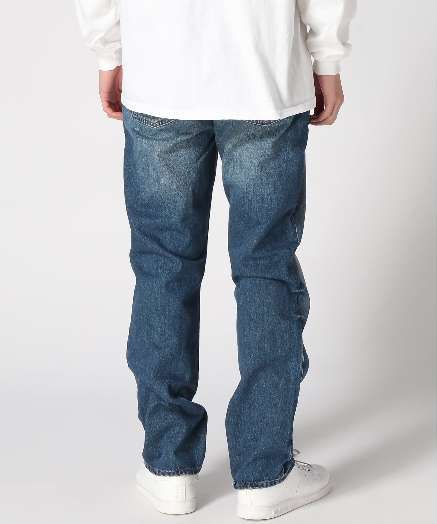 GAP (M)リラックスフィット ストレートデニム ギャップ パンツ ジーンズ・デニムパンツ ブルー【送料無料】