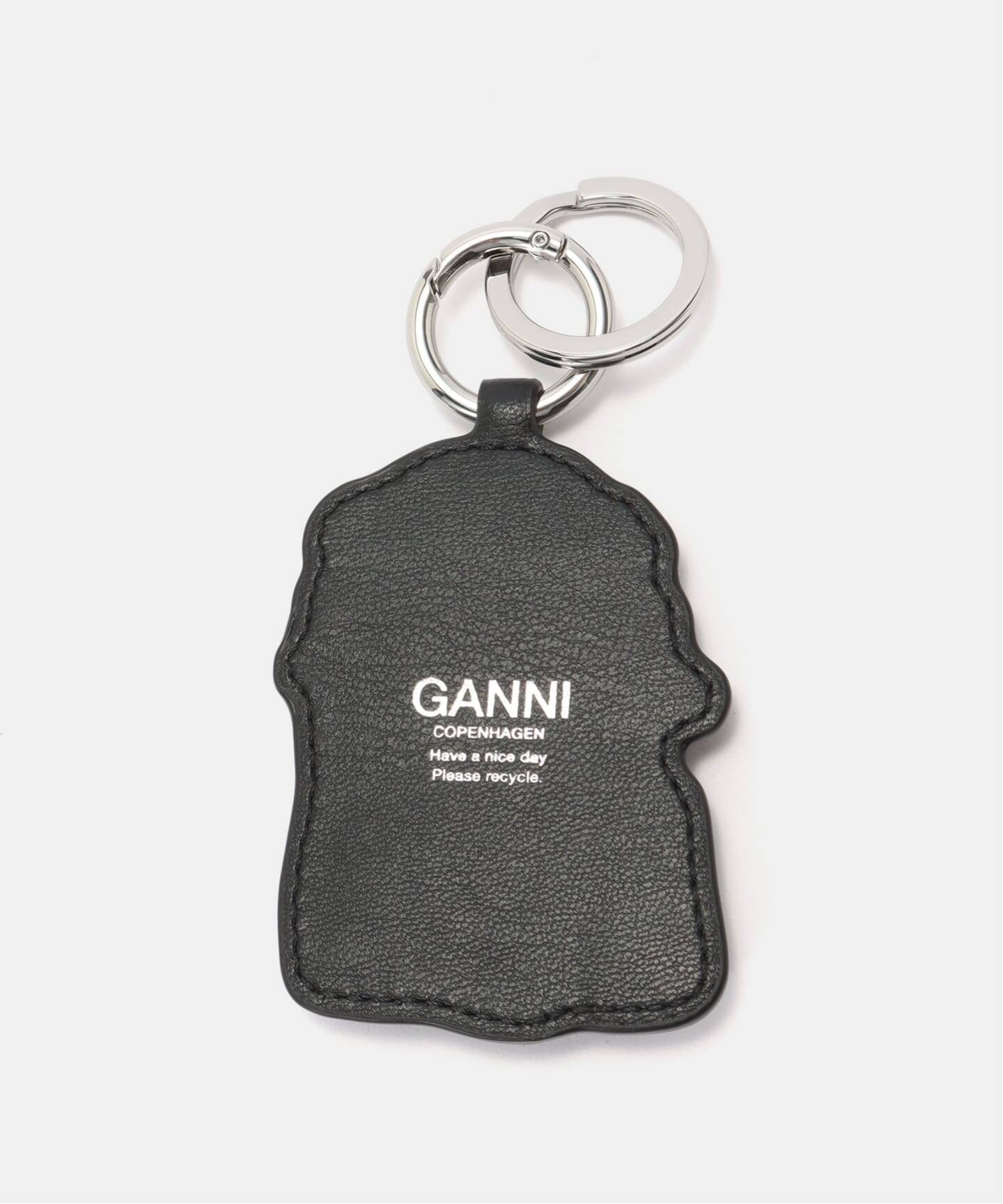 U by SPICK&SPAN GANNI / ガニー Dog Bow Keyring ユーバイスピックアンドスパン 財布・ポーチ・ケース その他の財布・ポーチ・ケース ブラック【送料無料】