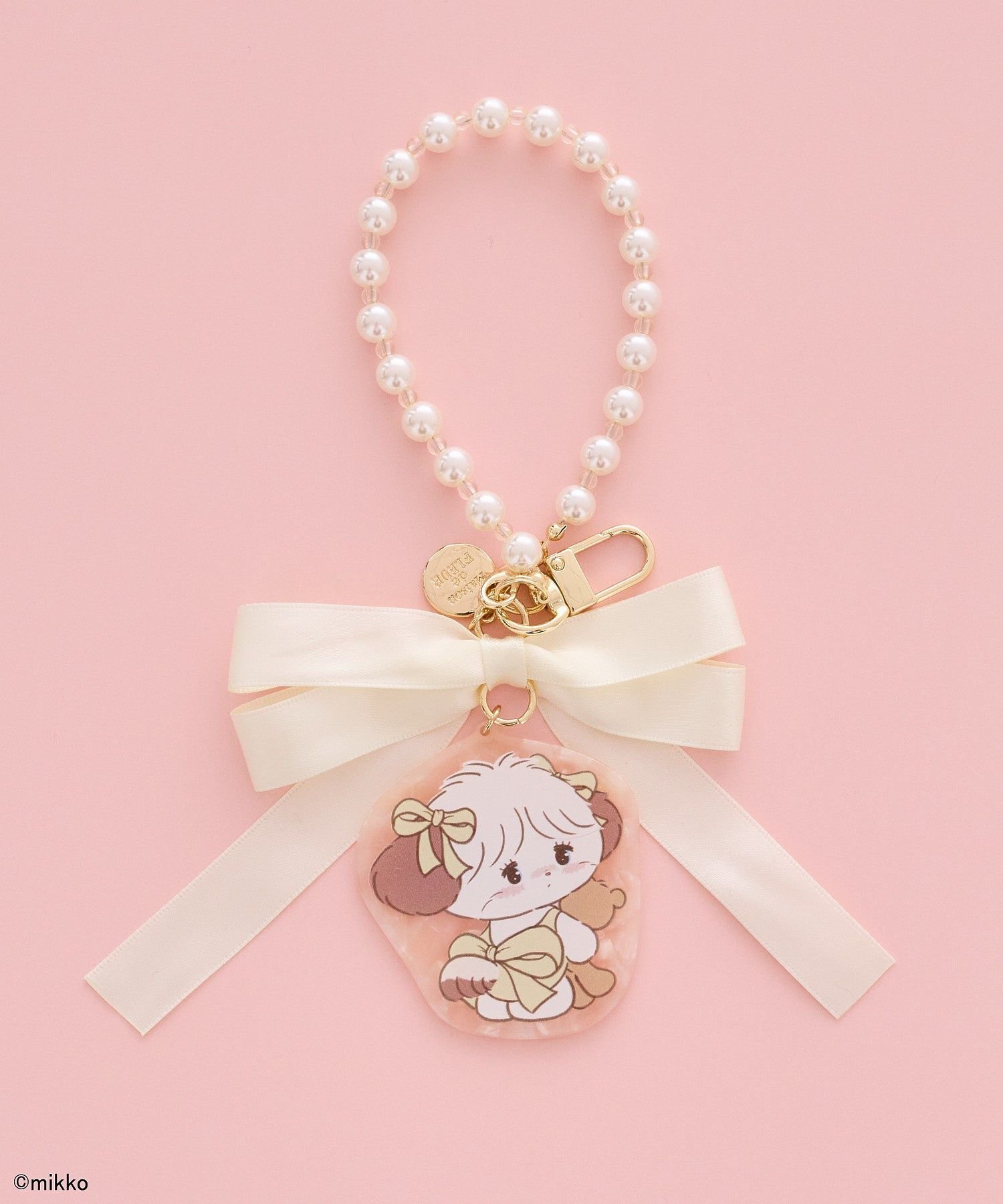Maison de FLEUR Lil ala mode アセチチャーム メゾン ド フルール アクセサリー・腕時計 その他のアクセサリー・腕時計 イエロー ピンク