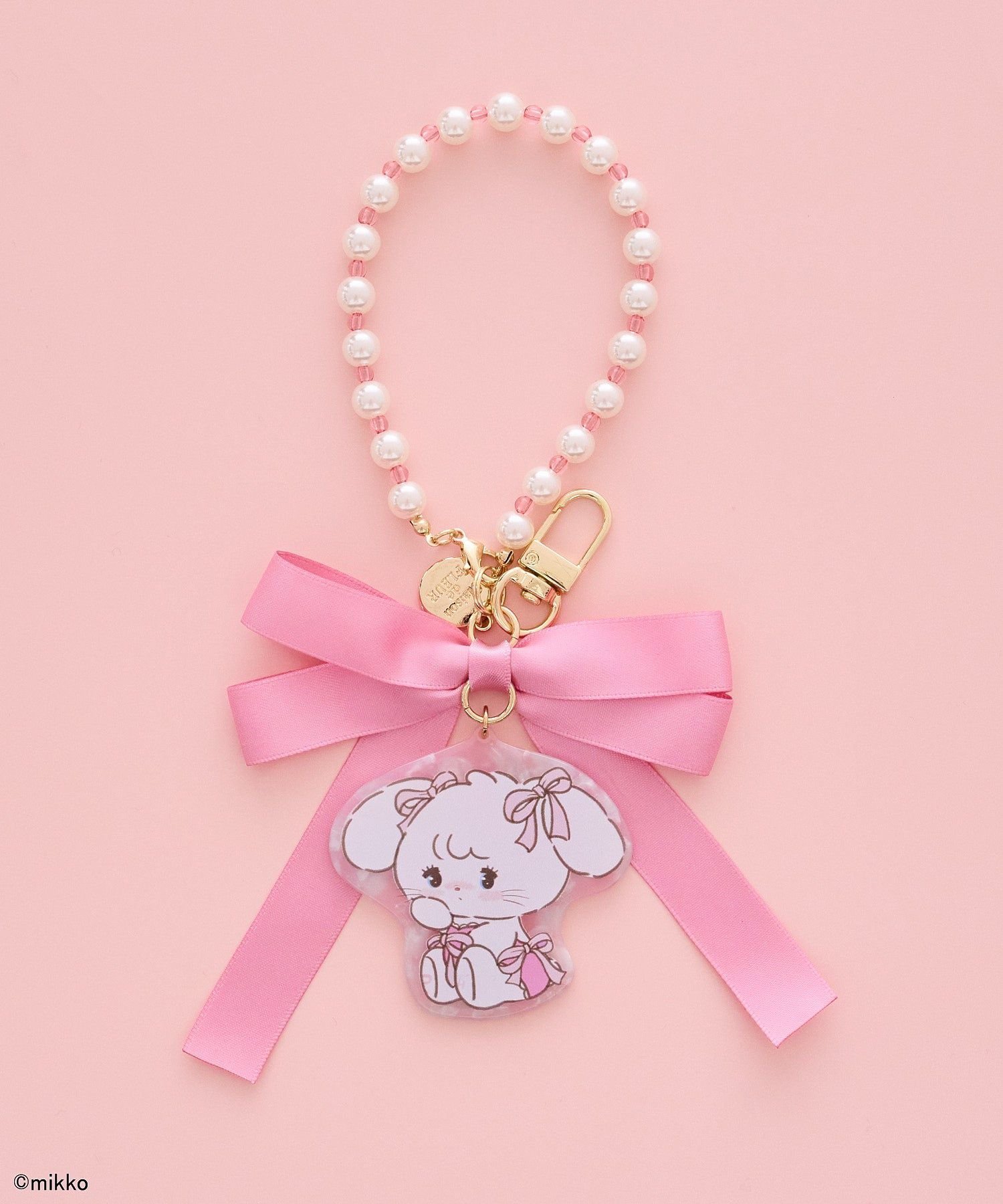 Maison de FLEUR Lil ala mode アセチチャーム メゾン ド フルール アクセサリー・腕時計 その他のアクセサリー・腕時計 イエロー ピンク