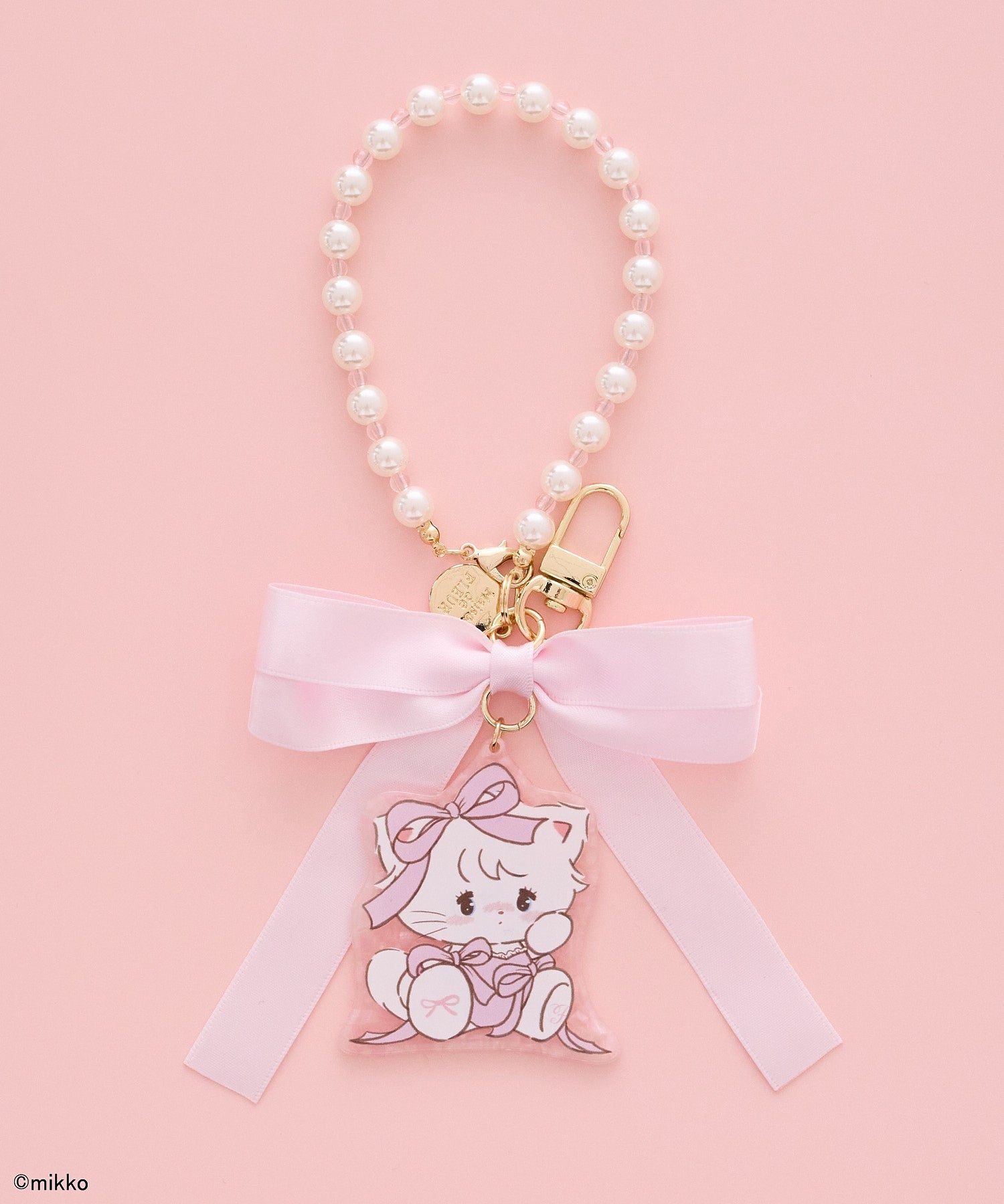 Maison de FLEUR Lil ala mode アセチチャーム メゾン ド フルール アクセサリー・腕時計 その他のアクセサリー・腕時計 イエロー ピンク
