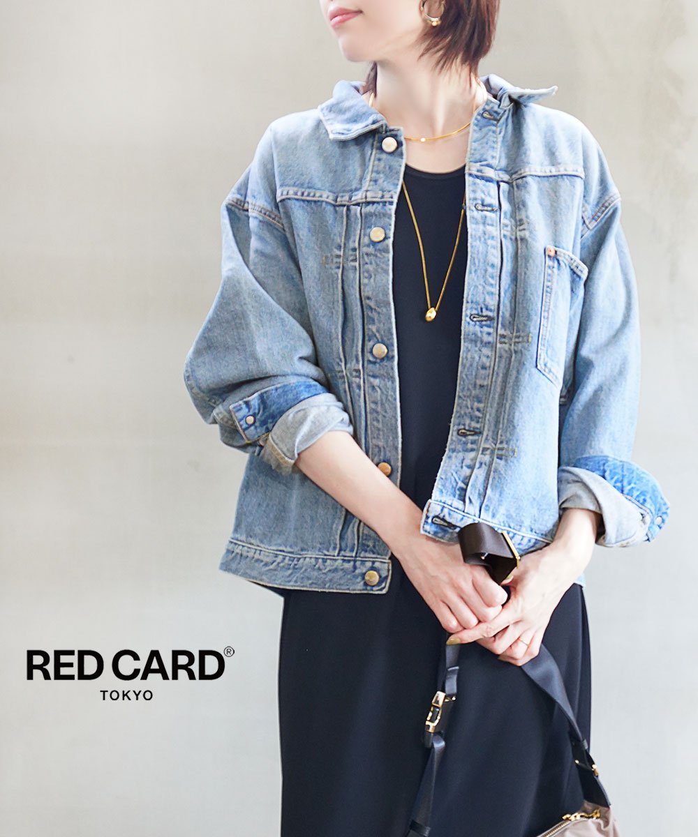 RED CARD TOKYO レッドカード トーキョー Dawn ドーン ブルーコムブルー ジャケット・アウター デニムジャケット レッド