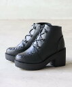 【SALE/20%OFF】LOVEHUNTER 8cmヒール 韓国ファッション ストリート ワンピース 厚底 ショートブーツ ☆1640 サンエーフットウェアー シューズ・靴 ブーツ ブラック ホワイト【送料無料】