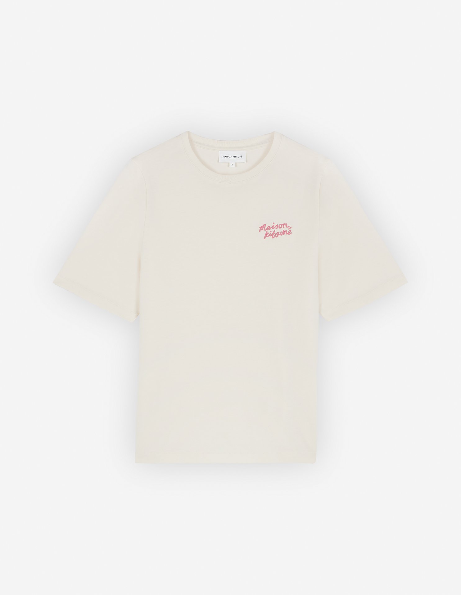 Maison Kitsune Maison Kitsune/(W)MAISON KITSUNE HANDWRITING COMFORT TEE メゾン キツネ トップス カットソー・Tシャツ ベージュ ブラック ネイビー ホワイト