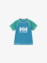 HELLY HANSEN ショートスリーブ HHクルーラッシュガード(キッズ) ヘリーハンセン 水着・スイムグッズ その他の水着・スイムグッズ ホワイト ネイビ...