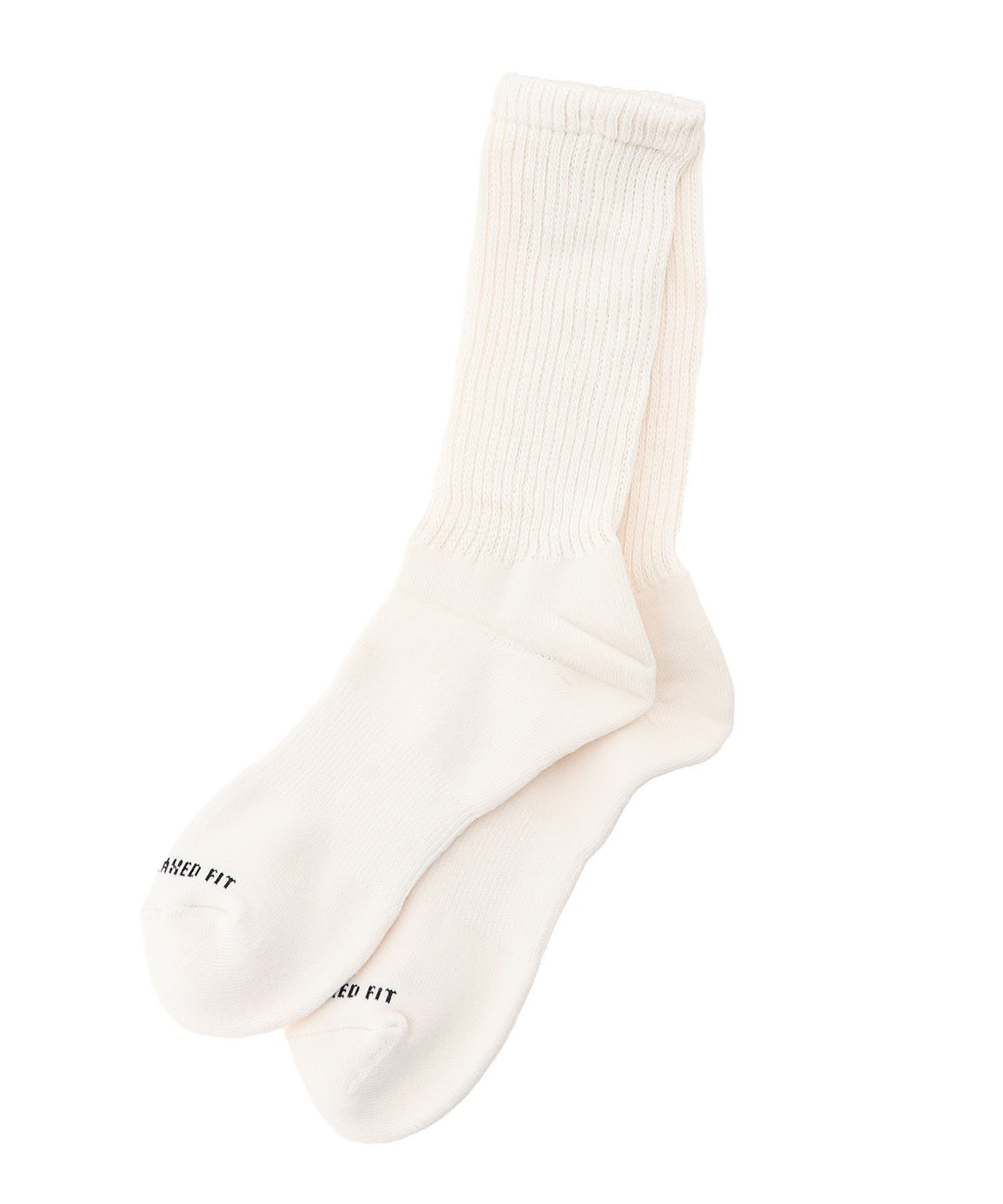 F.S.B/(U)【ZENITH】RELAX FIT SLOUCH SOCKS エフエスビー 靴下・レッグウェア 靴下 ブラック イエロー