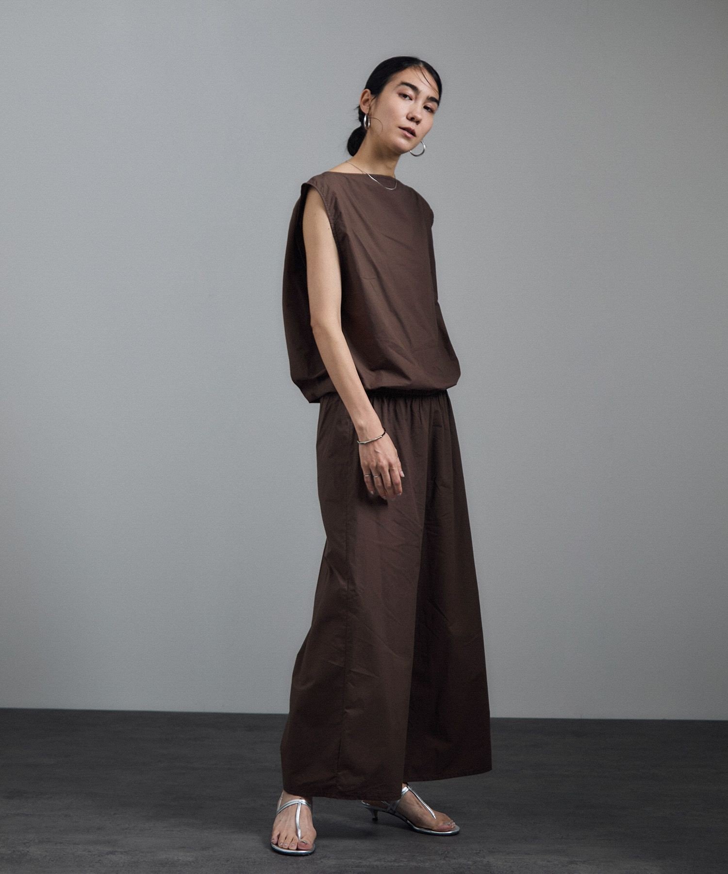 SALON adam et rope' 【Baserange(ベースレンジ)】TIN JUMPSUIT サロン アダム エ ロペ オールインワン..