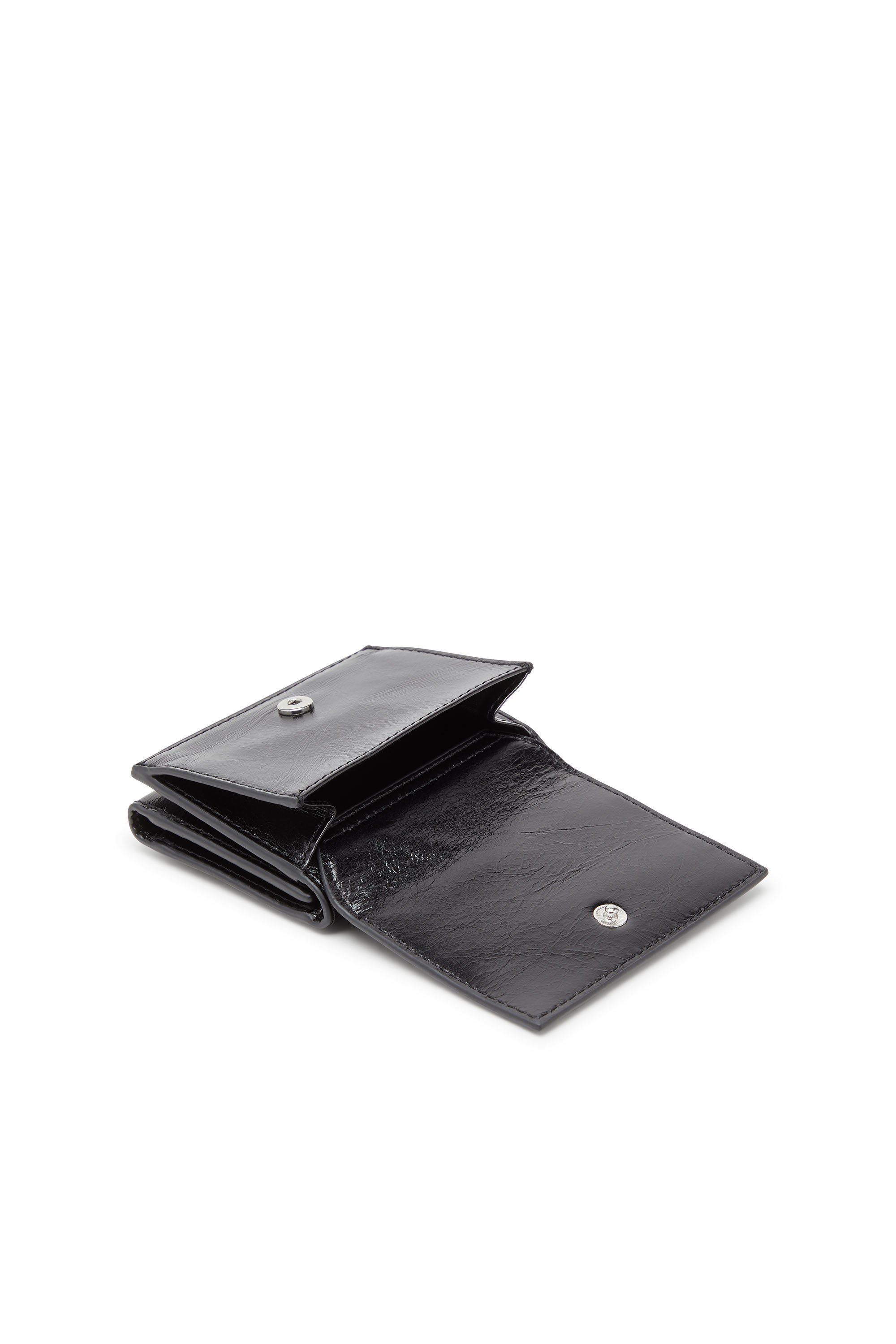 ウィメンズ 三つ折りウォレット TRI FOLD COIN XS II ディーゼル 財布・ポーチ・ケース 財布 ブラック