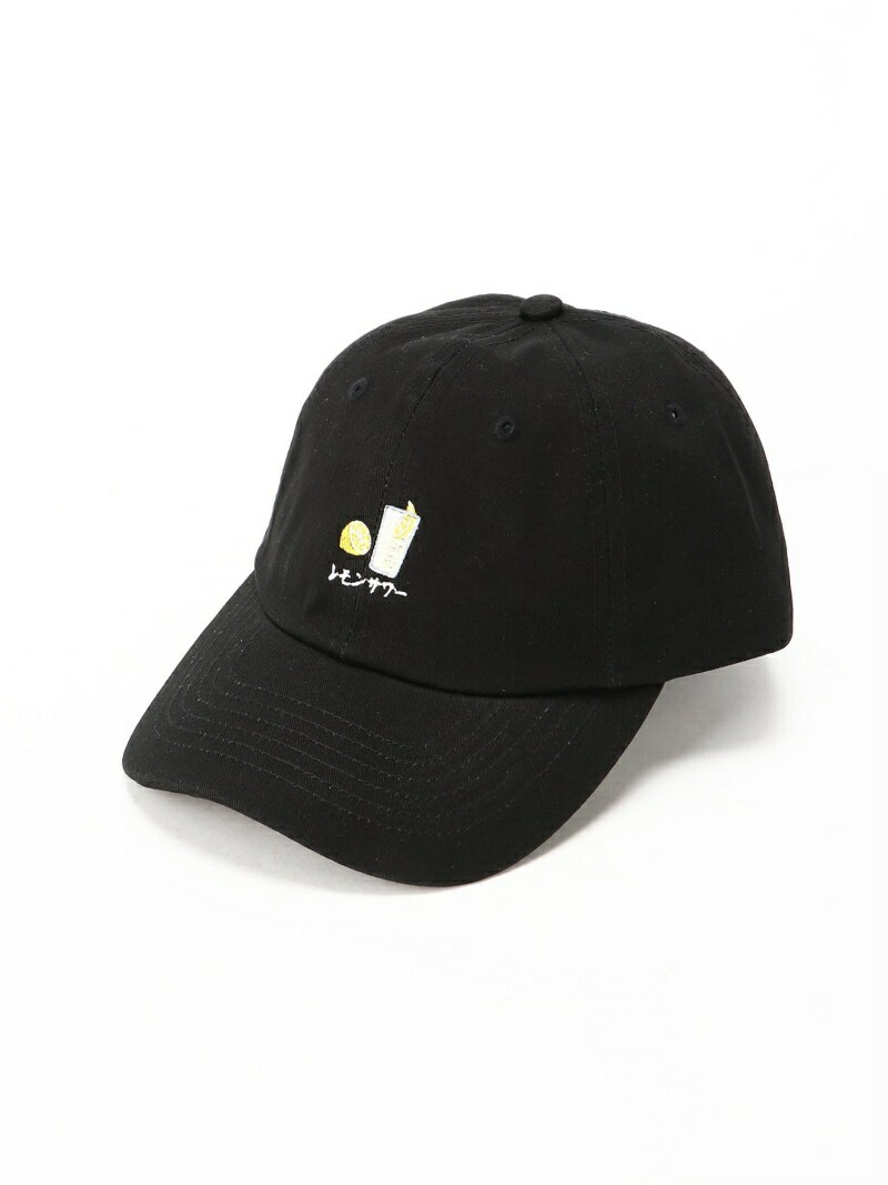 CASTANO CASTANO/(U)CA SOUVENIR CAP [レモンサワー] カスターノ オーバーライド 帽子 キャップ ブラック ホワイト ベージュ