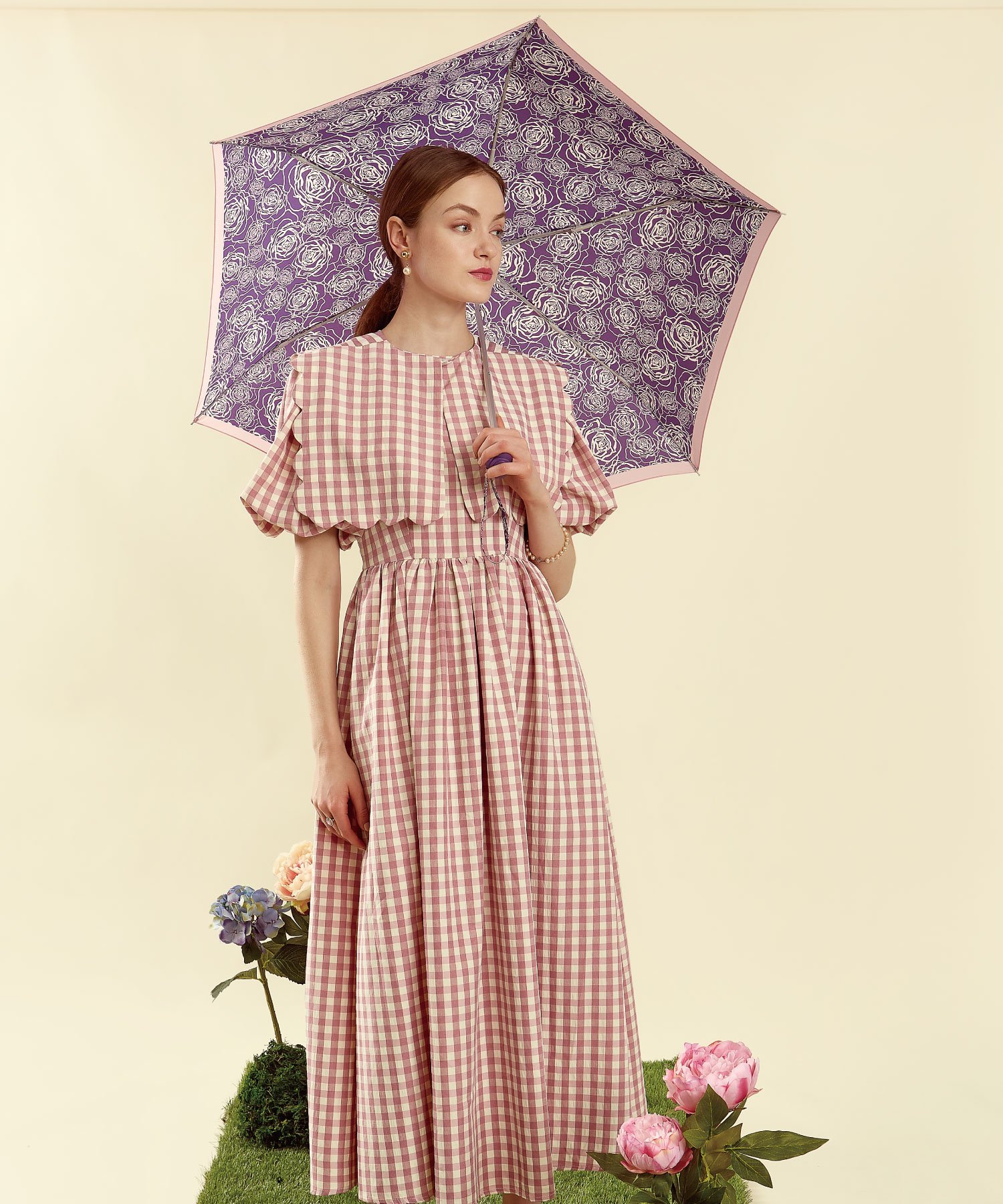 FULTON FULTON(フルトン) 折りたたみ傘 ROSE ムーンバット ファッション雑貨 折りたたみ傘 パープル【送料無料】