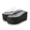 【SALE/60%OFF】EVOL クリア厚底サンダル イーボル シューズ・靴 サンダル ベージュ ブラウン