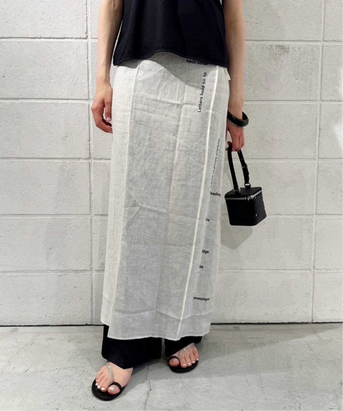 【SALE／30%OFF】plage BASERANGE/ベースレンジ WRAP PAGE スカート プラージュ スカート その他のスカート ホワイト【送料無料】のサムネイル