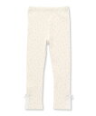 SLAP SLIP 裾レースリボン付きレギンス(80~130cm) ベベ オンライン ストア 靴下・レッグウェア レギンス・スパッツ ホワイト グレー イエロー...