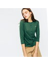 LACOSTE 3/4スリーブニットカーディガン ラコステ ニット カーディガン グリーン ネイビー【送料無料】