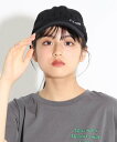 【SALE／60%OFF】PINK-latte エンボス型押しCAP ピンク ラテ 帽子 キャップ ブラック グリーン ブルー