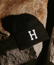 HUF HUF FOREVER BEANIE HUF ハフ ビーニー ハフ 帽子 ニット帽・ビーニー ブラック グリーン【送料無料】