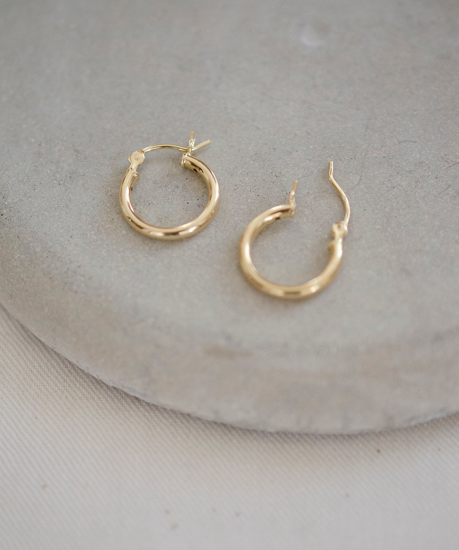 SENTI HOOP EARRING GD シルバー925*ゴールドメッキ ピアス コンポジット アクセサリー・腕時計 ピアス ゴールド【送料無料】