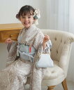 ひよこ商店 ひよこ商店 七五三 着物 7歳 女の子 四つ身 白茶鳳凰 ウタタネ 着物・浴衣・和装小物 着物 ベージュ【送料無料】