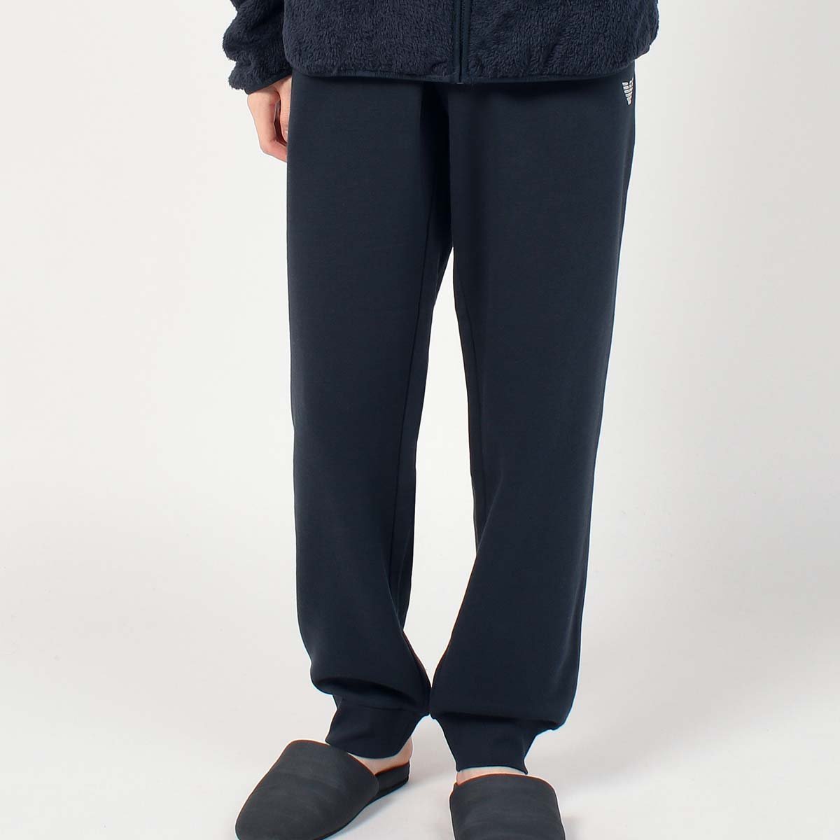 EMPORIO ARMANI EMPORIO ARMANI FUZZY FLEECE ファジーフリース スウェット パンツ ナイガイ インナー・ルームウェア その他のインナー・ルームウェア ネイビー【送料無料】