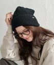LBC with Life モヘアリブニットワッチキャップ エルビーシー 帽子 その他の帽子 グレー ブラウン ブラック