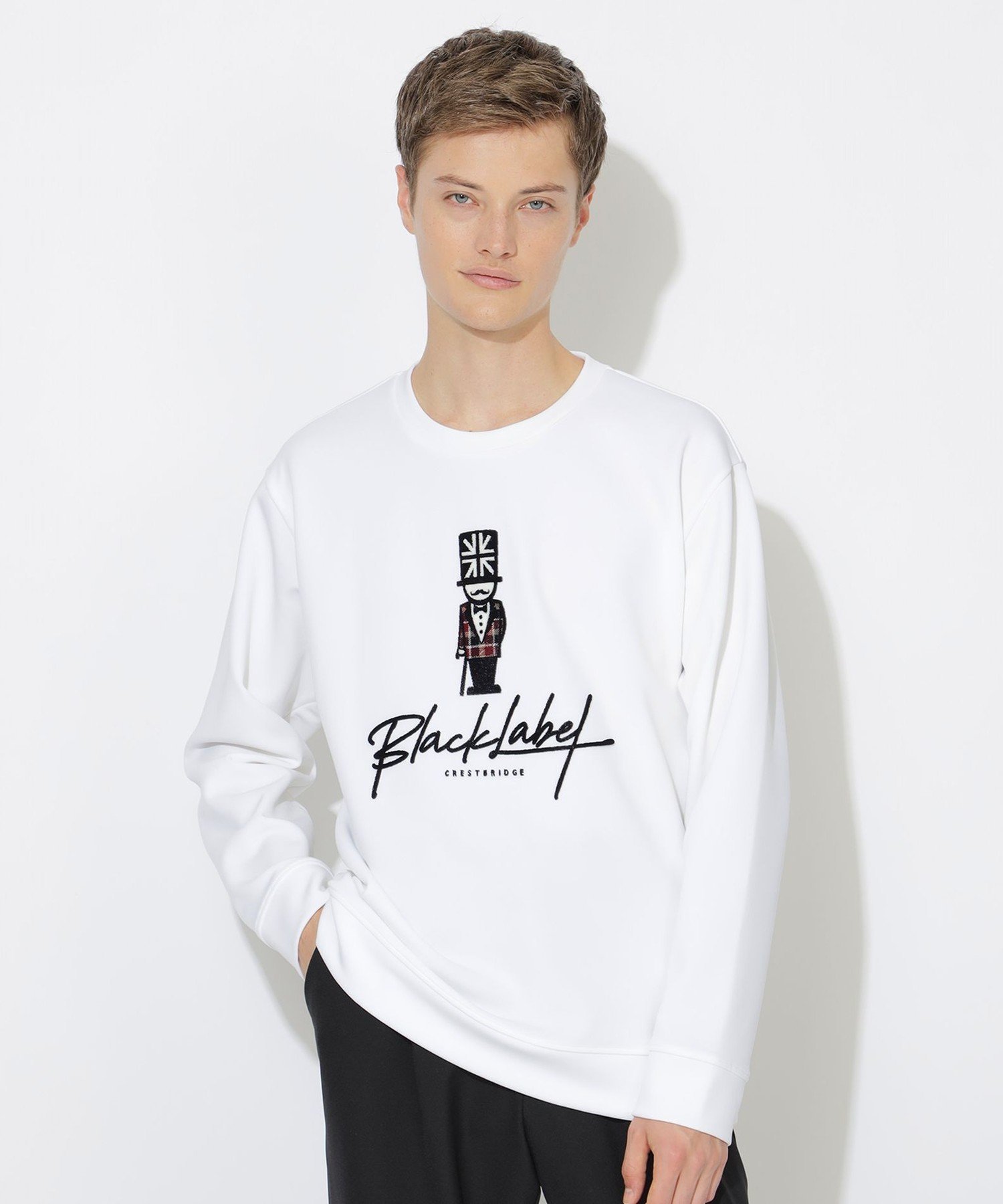BLACK LABEL CRESTBRIDGE 【WEB・一部店舗限定】ハブラシジェントルマンスウェットシャツ ブルーレーベ..