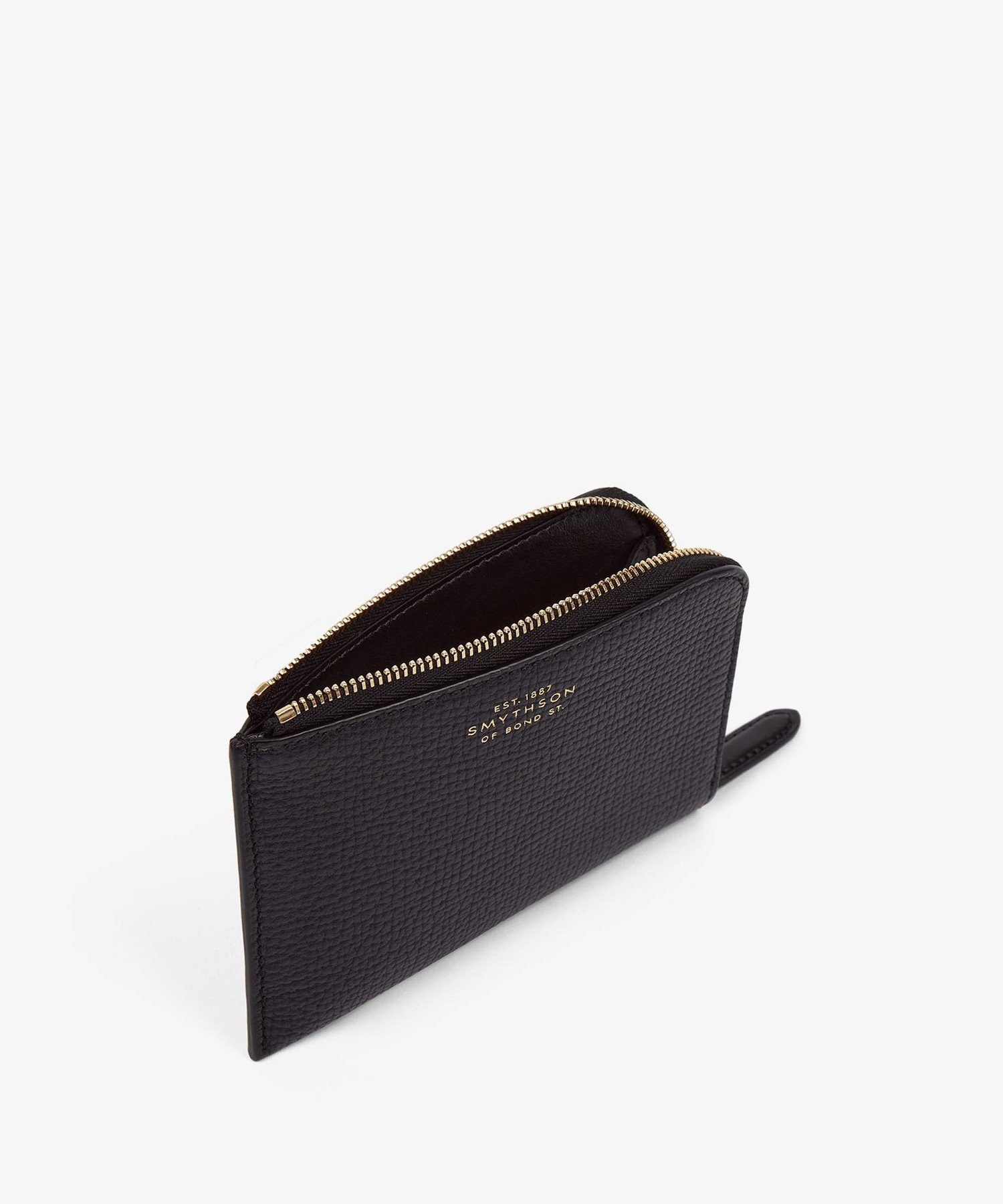 SMYTHSON Ludlow Small Flat Pouch スマイソン 財布・ポーチ・ケース その他の財布・ポーチ・ケース ブラック【送料無料】