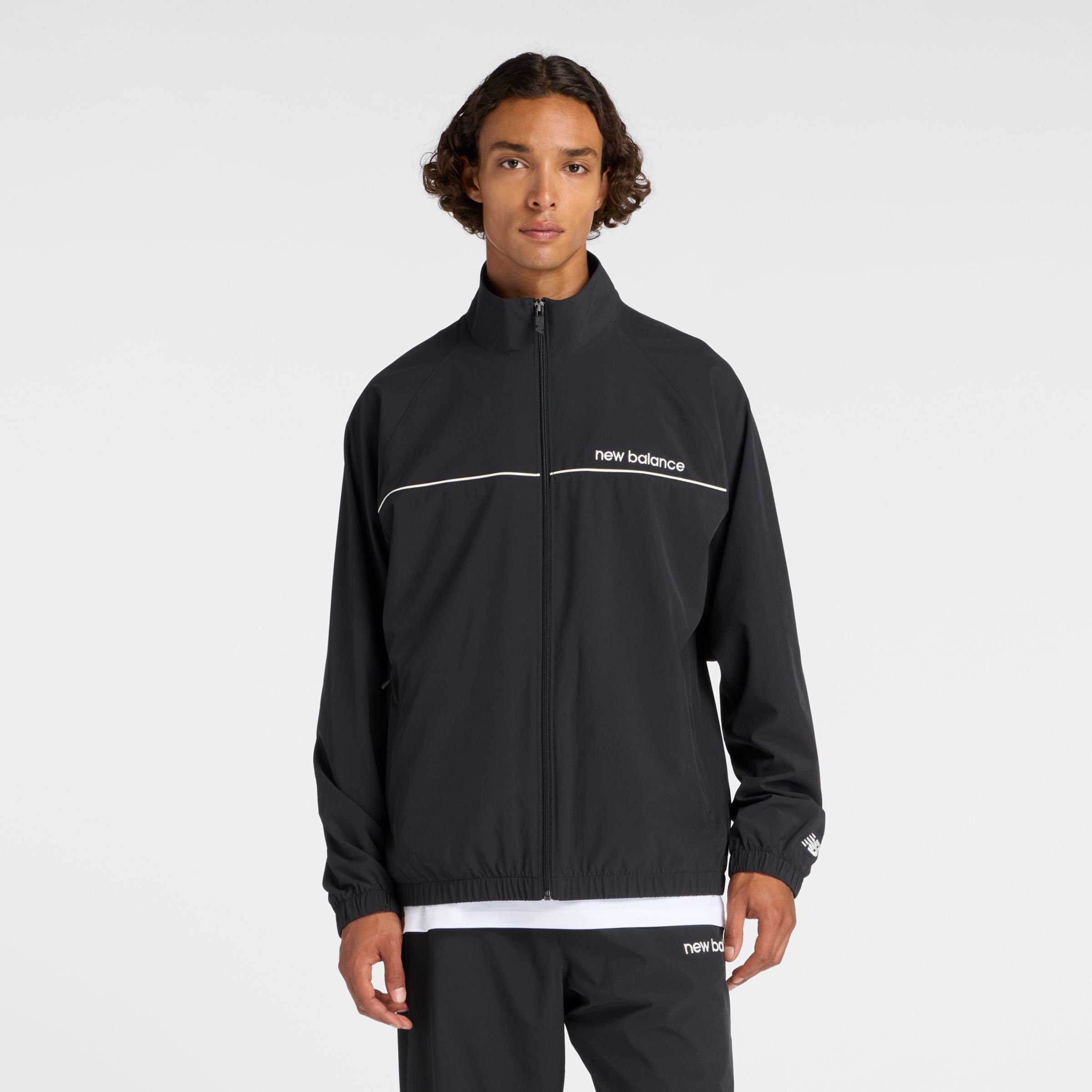 【SALE／30%OFF】New Balance ウーブントラックジャケット 裏メッシュ ニューバランス トップス スウェ..