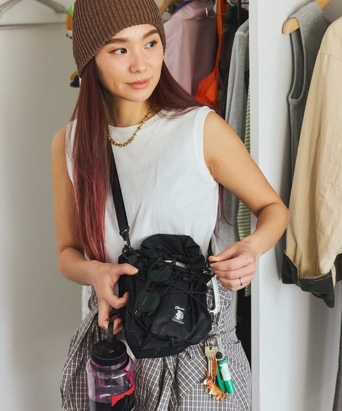 COBMASTER 別注 2WAY ROLLTOP&KINCHAKU SHOULDE フリークスストア バッグ ショルダーバッグ パープル ブラック ベージュ グレー
