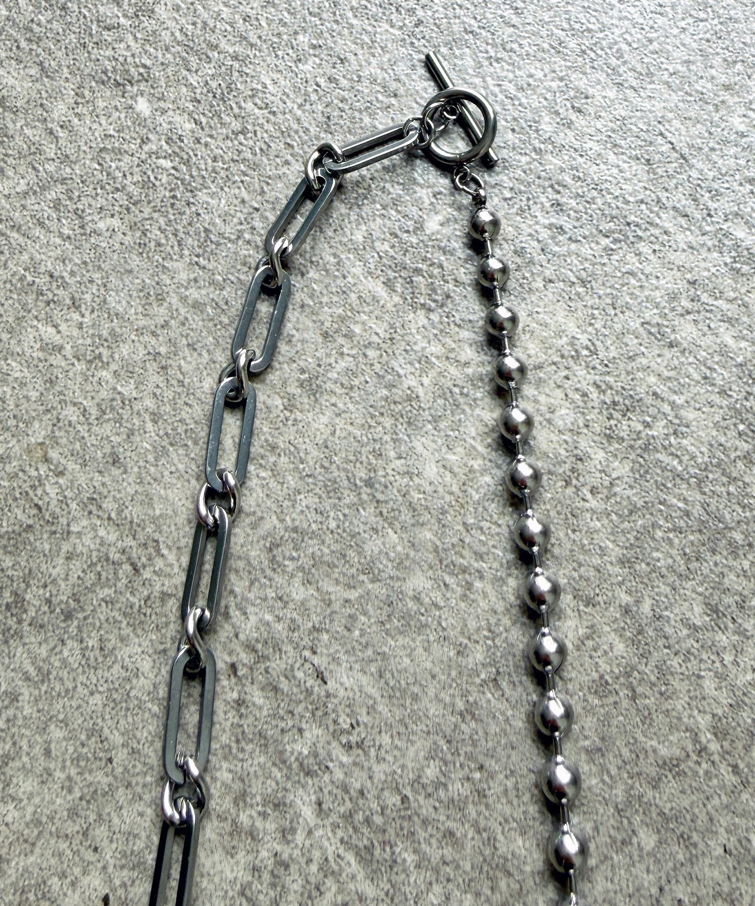 CPCM ステンレス2WAYネックレス シーピーシーエム アクセサリー・腕時計 ネックレス シルバー【送料無料】