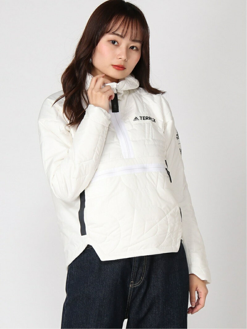 【SALE／44%OFF】adidas Sports Performance テレックス マイシェルター PrimaLoft パーレイ パデッドアノラック / アディダス アディダス コート/ジャケット ダウンジャケット ホワイト【送料無料】