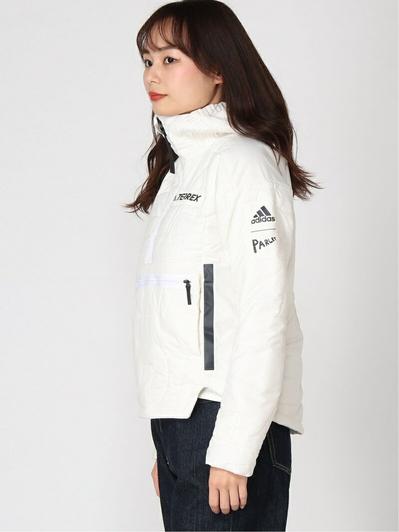 【SALE／44%OFF】adidas Sports Performance テレックス マイシェルター PrimaLoft パーレイ パデッドアノラック / アディダス アディダス コート/ジャケット ダウンジャケット ホワイト【送料無料】