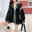 【SALE/30%OFF】miniministore パーカーレディース 春秋薄手 スウェット ミニミニストア トップス パーカー・フーディー ブラック ブルー...