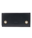 【SALE/70%OFF】ANNA SUI ヴィンテージボタン 薄マチ長財布 パープル クイーポ 財布・ポーチ・ケース 財布 ホワイト ブラック ブラウン パー...