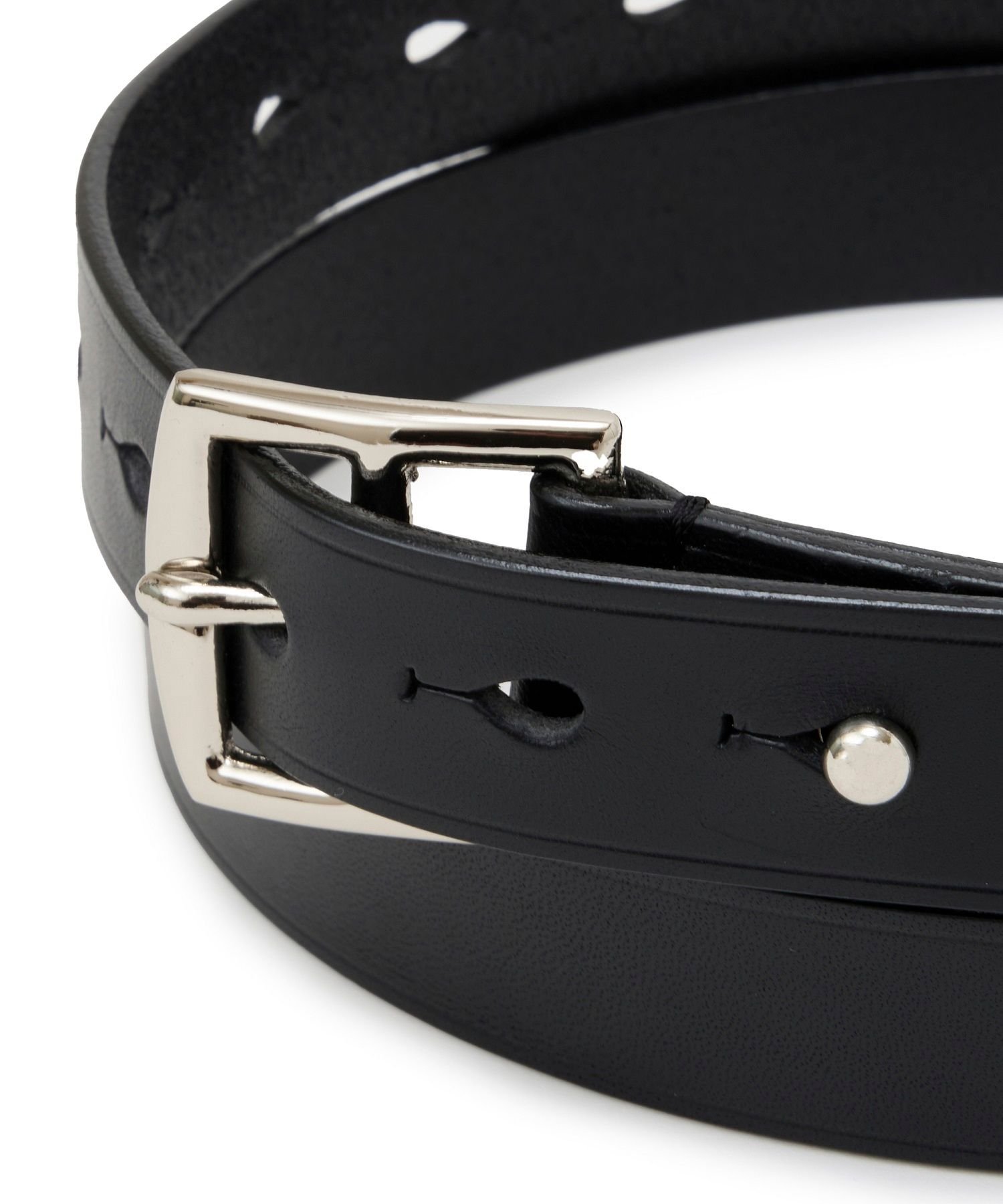 N.HOOLYWOOD COMPILE BELT エヌ．ハリウッド ファッション雑貨 ベルト ブラック【送料無料】
