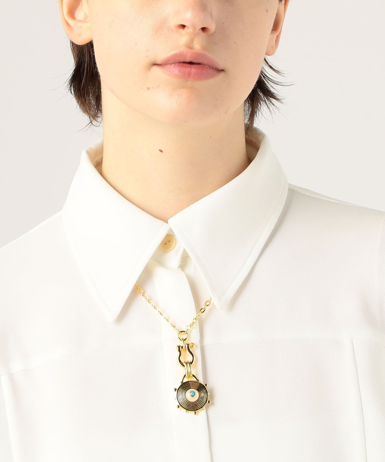 TOMORROWLAND GOODS Lizzie Fortunato HELM PENDANT ネックレス トゥモローランド アクセサリー・腕時計 ネックレス ゴールド【送料無料】