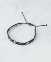 TAKEO KIKUCHI Cruz Grass Beads Bracelet タケオキクチ アクセサリー・腕時計 ブレスレット・バングル ブラック【送料無料】