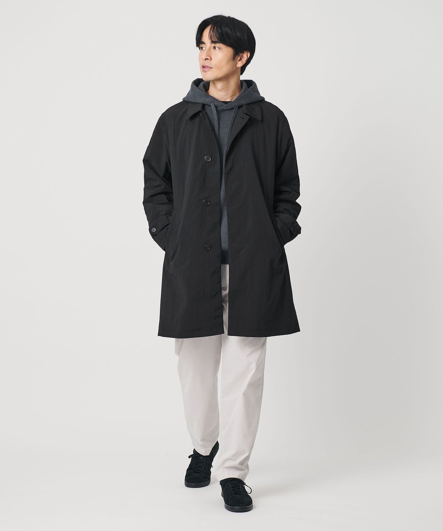 BEAUTY&YOUTH UNITED ARROWS PERTEX ナイロン バルマカーン コート 撥水機能 ビューティー&ユース ユナイテッドアローズ ジャケ...