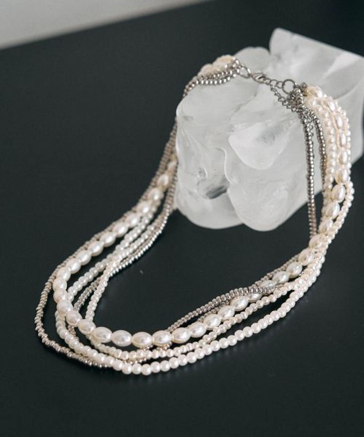 LEPSIM ボリュームショートネックレス レプシィム アクセサリー・腕時計 ネックレス シルバー ゴールドのサムネイル