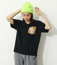 RODEO CROWNS WIDE BOWL PGCニットポケットVネックTシャツ ロデオクラウンズワイドボウル カットソー Tシャツ ブラック ピンク ネイビー