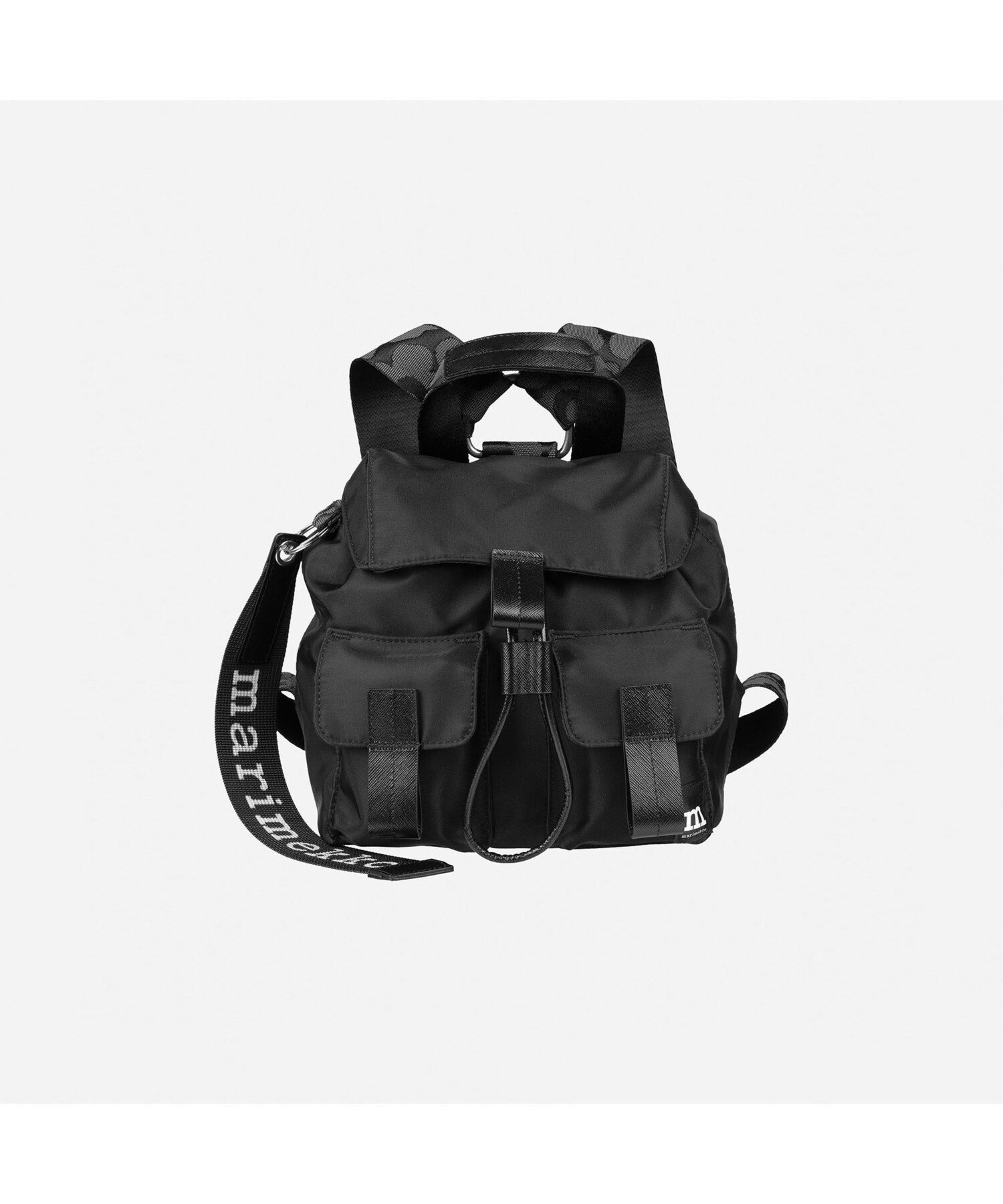 マリメッコ Marimekko Everything Backpack S Solid バックパック マリメッコ バッグ リュック・バックパック ブラック【送料無料】