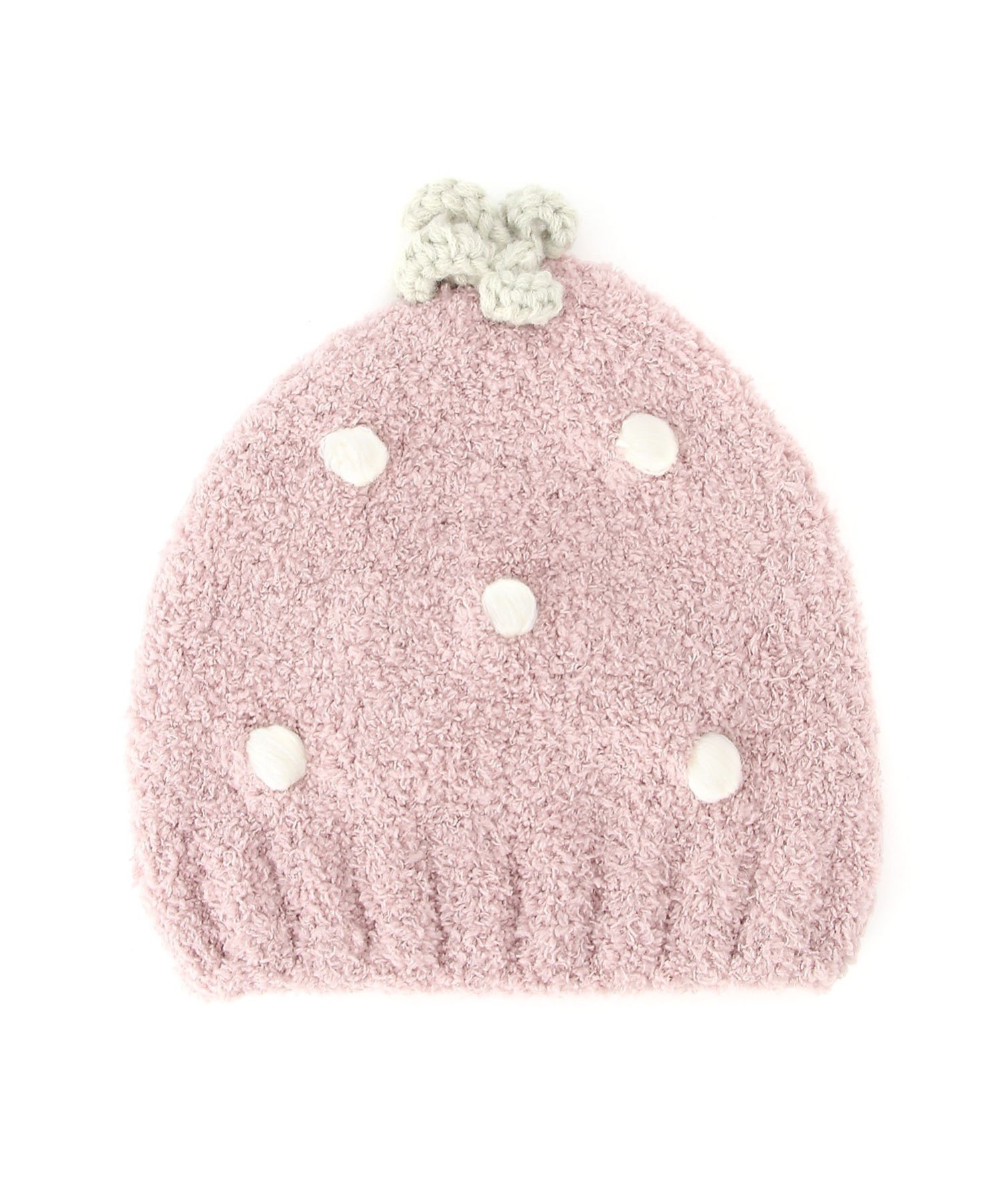 petit main フルーツマシュマロワッチ ナルミヤオンライン 帽子 ニット帽・ビーニー ピンク レッド イエローのサムネイル