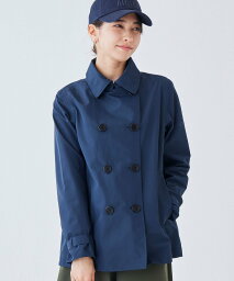 エーグル ピーコート レディース AIGLE GORE-TEX ゴアテックス 透湿 撥水 防風 2レイヤー ショートPコート フーデッドジャケット エーグル ジャケット・アウター その他のジャケット・アウター ネイビー ベージュ【送料無料】