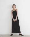【SALE/10%OFF】LIAN ダブルストラップキャミワンピース リアン ワンピース・ドレス ワンピース ブラウン ベージュ ブラック【送料無料】